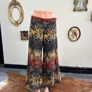 Alexis Boho Animal & Abstract Print Flowy‎ Wide-Leg Pants